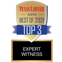 Texas Lawyer Austin Best of 2021 - Top 3 Expert Witness